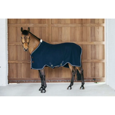 Afbeelding van Kentucky Fleecedeke Vegan Wool Marineblauw