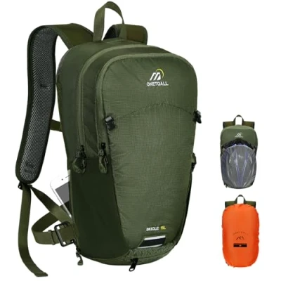 Afbeelding van ONETOALL Fietsrugzak 15 liter, zwart.