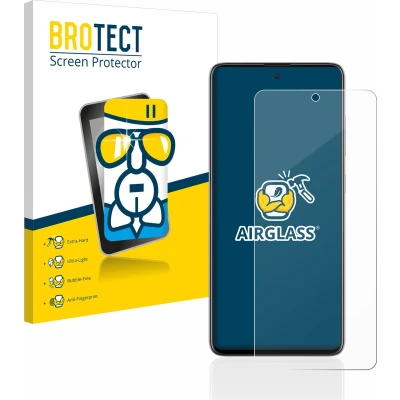 Afbeelding van BROTECT Screenprotector voor Samsung Galaxy A51 Folie Beschermfolie Beschermglas transparant