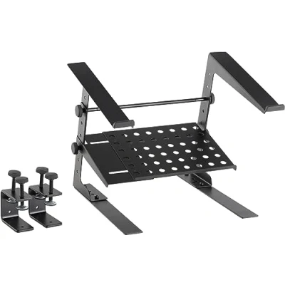 Image de Pronomic LS 210 Support d&#039;Ordinateur Portable Deluxe avec pinces