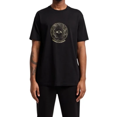 Afbeelding van Armani Exchange Tshirt print, Heren, Maat: Small, Black