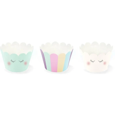 Afbeelding van PartyDeco Cupcake Wrappers Unicorn Set/6
