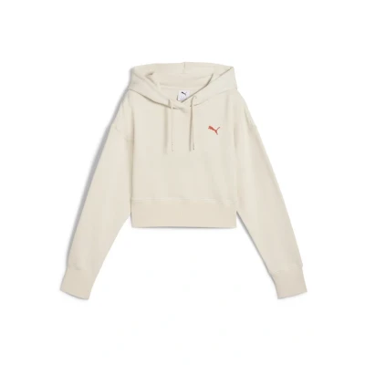 Afbeelding van PREMIUM ESS relaxte hoodie met print voor Dames, Maat XL PUMA