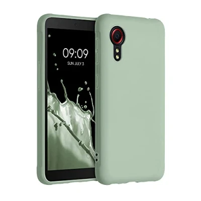 Afbeelding van kwmobile telefoonhoesje geschikt voor Samsung Galaxy Xcover 5 Hoesje smartphone Back cover in grijsgroen