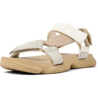 Afbeelding van Camper Karst Outdoorsandalen, Dames, Maat: 37, Beige Polyester
