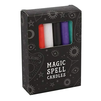 Afbeelding van Something Different Mixed Spell Kaars Set van 12 Multicolours