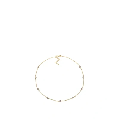 Afbeelding van Elli Basic Choker Ketting goldcoloured, Dames, Maat: 36, Gold coloured