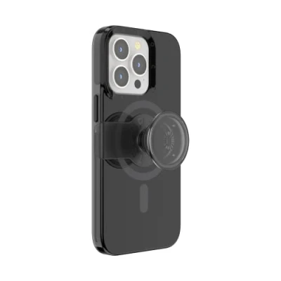 Afbeelding van PopSockets PopCase met een magnetische ring Telefoonhoesje Telefoonbutton compatibel Apple iPhone 13 Pro Zwart