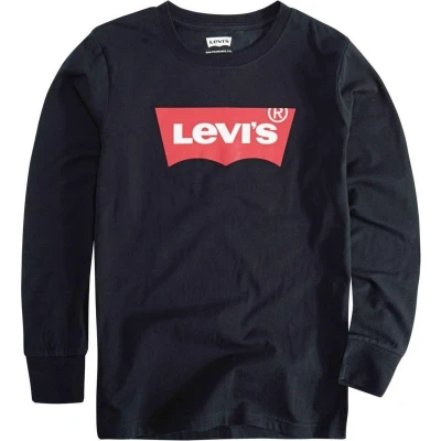 Afbeelding van Levi&#039;s Batwing TEE Longsleeve voor kinderen, Maat: 128, Black