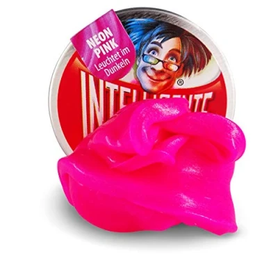 Afbeelding van Intelligente Knete Kleine neonroos die oplicht in het donker, 18 g, neonroze