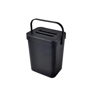 Afbeelding van Homéa, Compost Afvalemmer, ophangbaar, herpositioneerbaar, kunststof, 3 l, 16 x 12 20 cm, antraciet