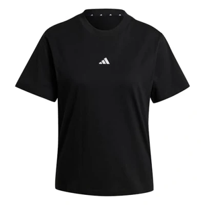 Afbeelding van adidas Sportswear Essentials Small LOGO Tshirt basic, Dames, Maat: XXL, Black/white