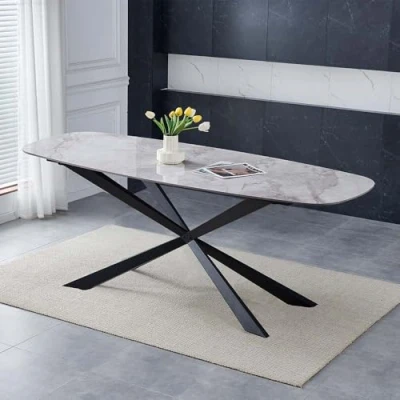 Afbeelding van Milton &amp; Oldbrook Eettafel 200 cm Oxford Keramiek Zand