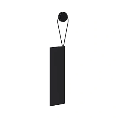 Afbeelding van KEUCO douchewisser van silicone, met muurbeugel, om te plakken, 26,4x8,2x1,7 cm, kleur: zwart