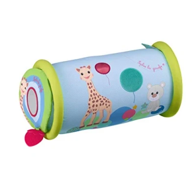 Afbeelding van Sophie de giraf Rollin&#039; Speelrol Kruiprol Baby speelgoed Kraamcadeau Babyshower cadeau Vanaf 6 maanden 42 x 24 cm Stoffen hoes