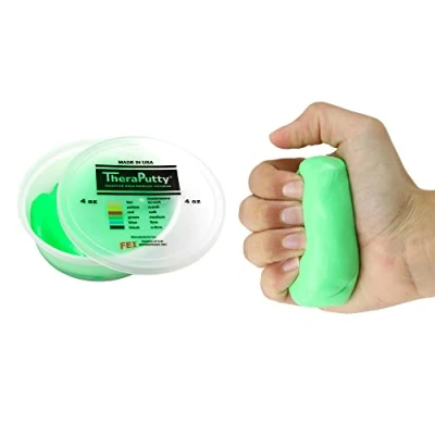 Afbeelding van CanDo TheraPutty Kneedpasta, 113 g, groen (medium)