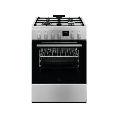 Afbeelding van Aeg Ckb64414bm Gasfornuis gemengd Inox/metaal Energieklasse A
