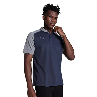 Afbeelding van Puma Teamcup Casuals UND LOGO Poloshirt, Heren, Maat: XL, Blau