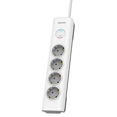 Image de Philips SPN7040WA Protection contre les surtensions connecteurs de sortie : 4 2 m cordon