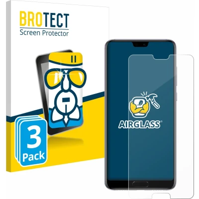 Afbeelding van BROTECT Screenprotector voor Huawei P20 Pro Folie Beschermfolie Beschermglas transparant (3 Stuks)
