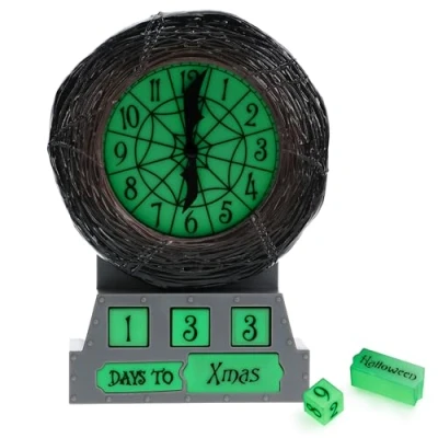 Afbeelding van Paladone Products The Nightmare Before Christmas Countdown Wekker Grijs