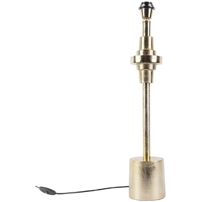 Afbeelding van QAZQA Art Deco tafellamp goud zonder kap Diverso