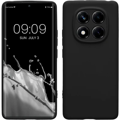 Afbeelding van kwmobile telefoonhoesje geschikt voor Xiaomi Redmi Note 14 Pro 4G Hoesje smartphone Precisie camera uitsnede In mat zwart