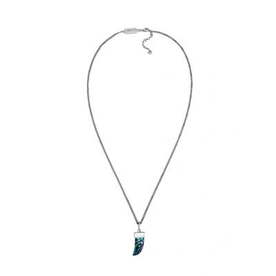 Afbeelding van Kuzzoi Shell Ketting, Heren, Maat: 55, Schwarz