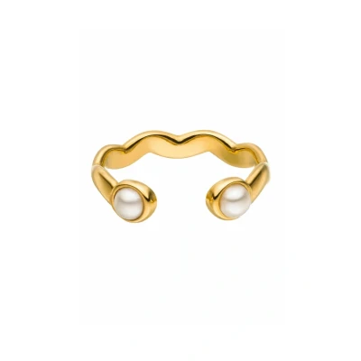 Afbeelding van Purelei Dewdrop Ring, Dames, Maat: One Size, Goldfarben