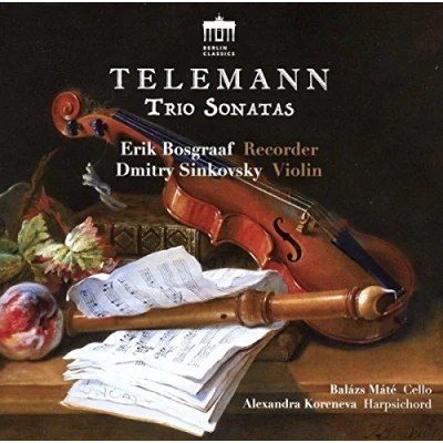 Afbeelding van Erik Bosgraaf Telemann: The Trio Sonatas (CD)