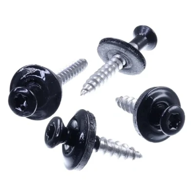 Afbeelding van SECCARO Lot de 100 vis étanches 4,5 x 35 mm, RAL 9005 noir profond, acier inoxydable A2, rondelle d&#039;étanchéité EPDM 15 TX/six pans creux