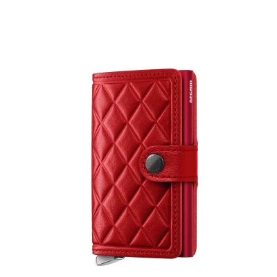 Afbeelding van Secrid Miniwallet Emboss Diamond red pasjeshouder