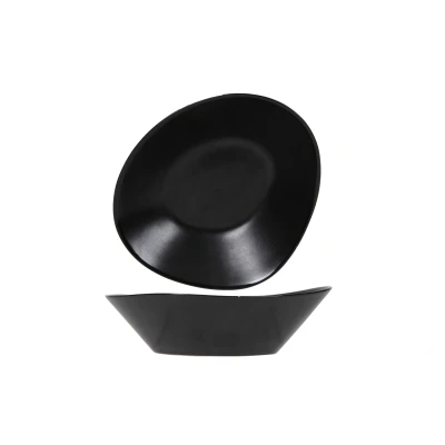 Afbeelding van Cosy &amp; Trendy Diepe Borden / Pastaborden Vongola Black 20 x 17 cm 4 Stuks
