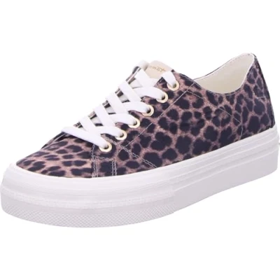 Afbeelding van Tamaris Sneakers laag camel/multicoloured, Dames, Maat: 36, Camel/multi coloured Textiel