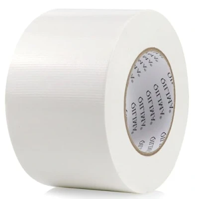 Afbeelding van QILIMA Heavy Duty Duct Tape wit, 75 mm x 55 m voor reparatie, fixatie, afdichting, etikettering en renovatiewerkzaamheden