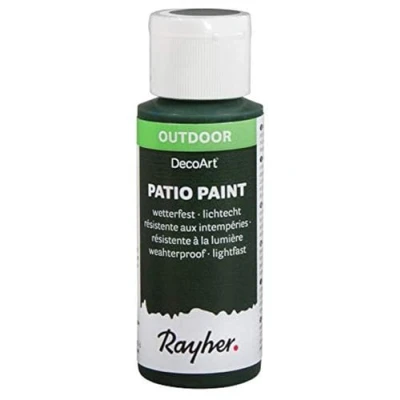 Afbeelding van Rayher 38610446 Patio Paint, 59 ml fles, zwart