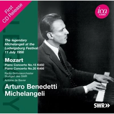 Afbeelding van Arturo Benedetti Michelangeli, Radio Sinfonieorcheter Stuttgart Des SWR, Antoine De Bavier Mozart: Piano Concerto Nos.15 &amp; 20 (CD)