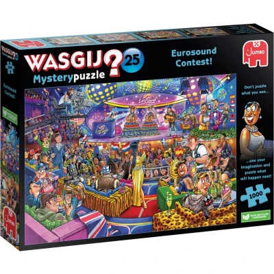 Afbeelding van Wasgij Mystery 25 Eurosound Contest Puzzel 1000 Stukjes