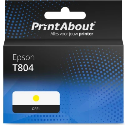 Afbeelding van Huismerk Epson T8044 Inktcartridge Geel