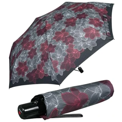 Afbeelding van Knirps Slim Duomatic zakparaplu, Stellar Black, Automatische zakparaplu