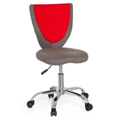 Afbeelding van Bureaustoel Kinderen Stof Grijs/Rood Kiddy Comfort