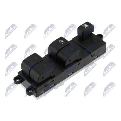 Afbeelding van NTY EWS NS 019 Schakelaar, raamopener Links voor NISSAN: Qashqai / Qashqai+2 I, Note II Hatchback