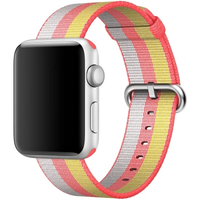 Afbeelding van Apple origineel Woven Nylon Watch 42mm / 44mm 45mm 49mm Red MPW72ZM/A