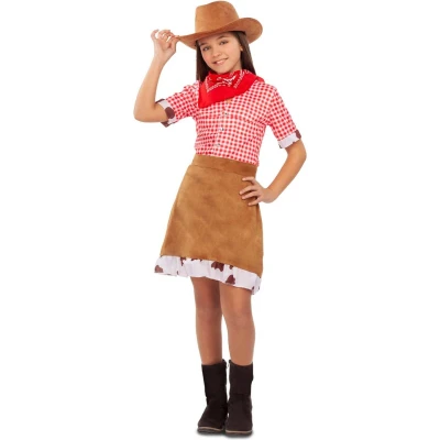 Afbeelding van Kostuums voor Kinderen My Other Me Cowgirl (3 Onderdelen) Maat 5 6 Jaar