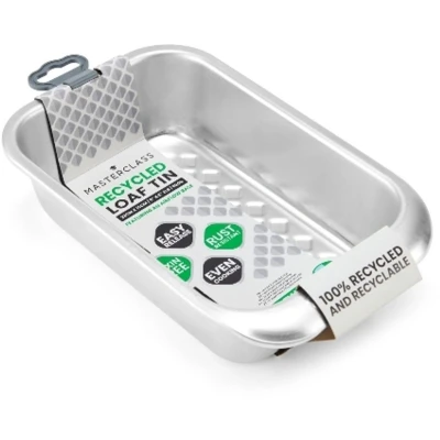 Afbeelding van Brood Bakvorm, Cakevorm, 0.9 L, 15 x 23 6 cm, Gerecycled Aluminium MasterClass