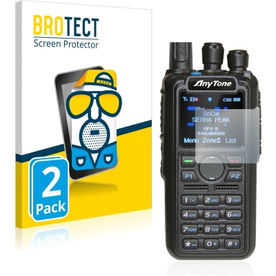 Afbeelding van BROTECT Screenprotector voor AnyTone AT D878UV Folie Beschermfolie matte (2 Stuks)