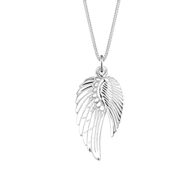 Afbeelding van Elli Doppelt FLÜGEL Schutzengel Ketting, Dames, Maat: 45, Silber
