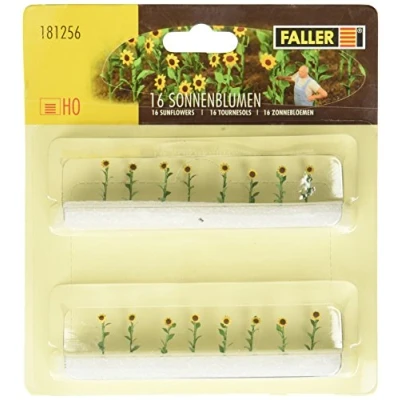 Afbeelding van Faller 16 Zonnebloemen modelbouwsets, hobbybouwspeelgoed voor kinderen, modelverf en accessoires