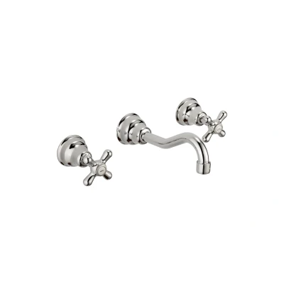 Afbeelding van Huber Croisette 3 gats Wastafelmengkraan Brons CS00351027