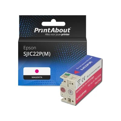 Afbeelding van Huismerk Epson SJIC22P(M) Inktcartridge Magenta